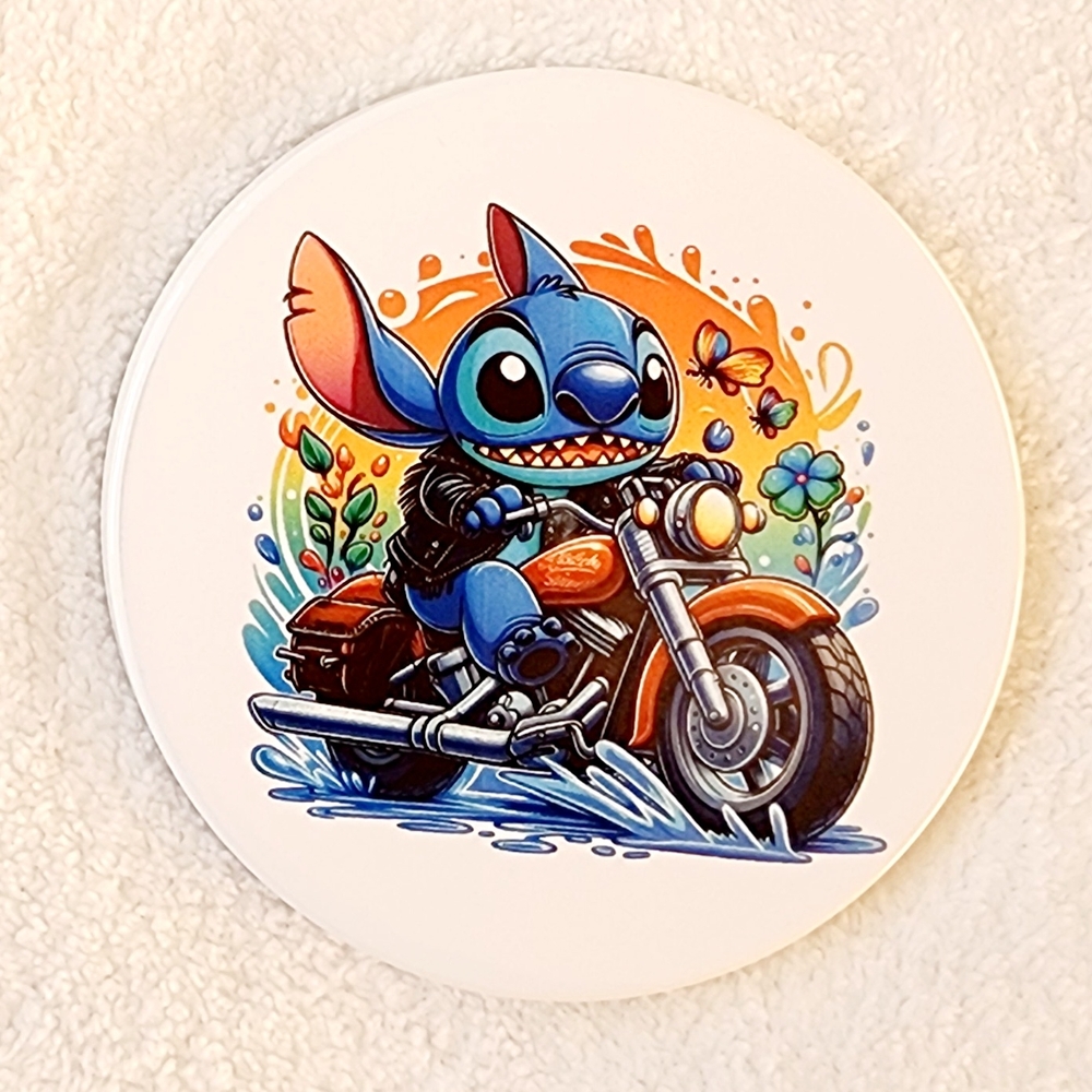Colorful Cartoon Character Coasters Set - Picture 2 of 5